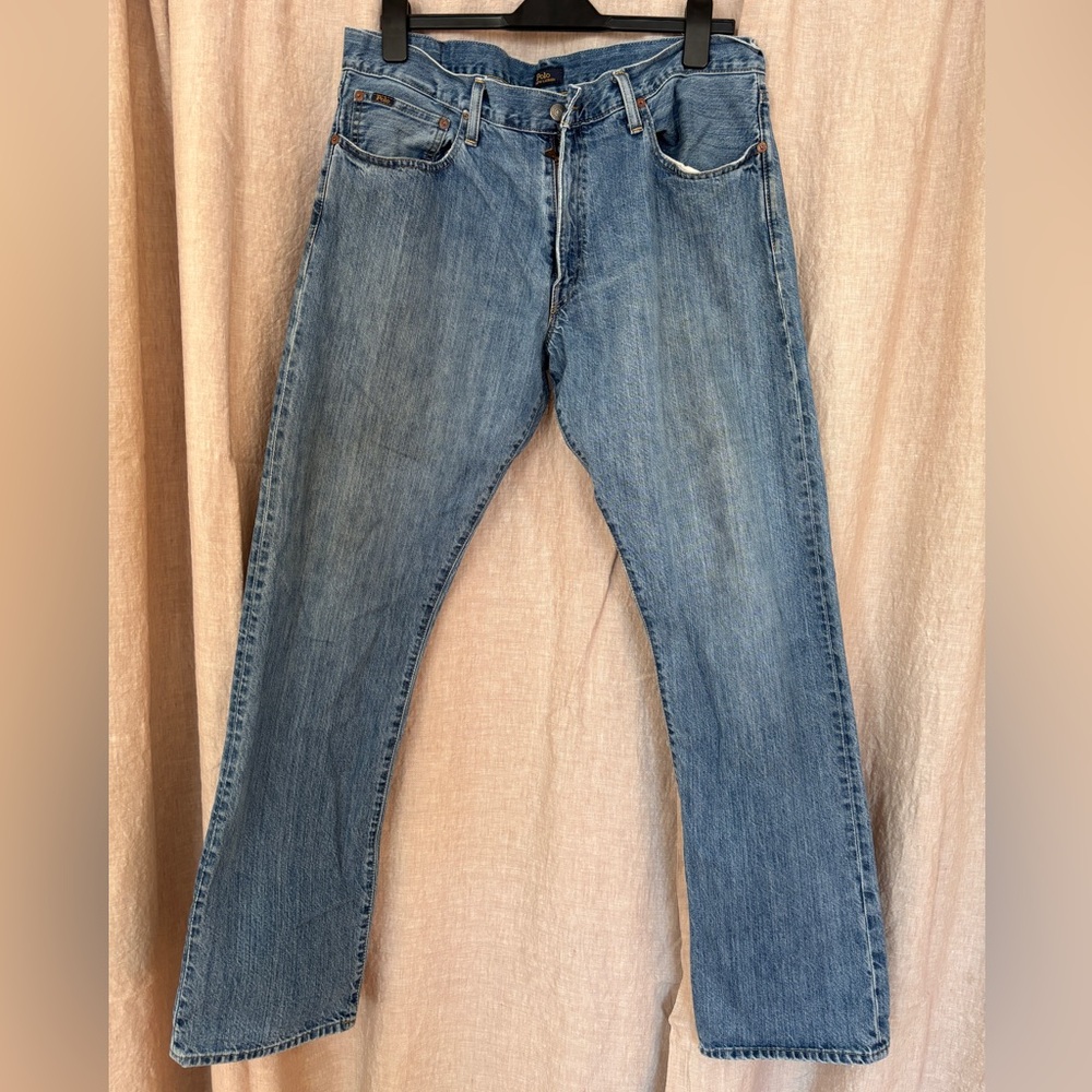 Ralph Lauren Men's Straight Blue Jeans